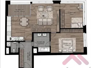 Pronájem bytu 3+kk, Praha - Libeň, Na Korábě, 92 m2