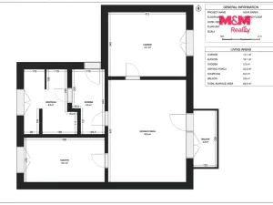 Prodej bytu 2+1, Praha - Liboc, Nová Šárka, 62 m2