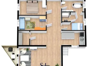 Pronájem rodinného domu, Česká Lípa, 87 m2