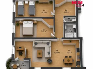 Prodej bytu 3+kk, Praha - Újezd, Pastevců, 88 m2