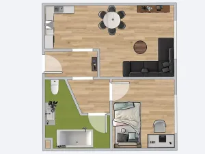 Prodej bytu 2+kk, Rakovník, S. K. Neumanna, 43 m2
