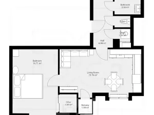 Pronájem bytu 2+kk, Praha - Žižkov, Biskupcova, 51 m2
