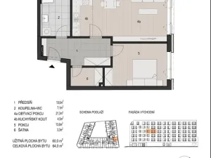 Prodej bytu 2+kk, Plzeň - Východní Předměstí, Šumavská, 64 m2
