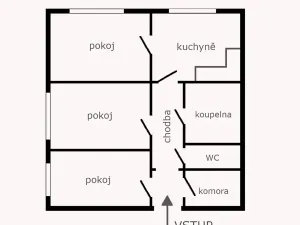 Pronájem bytu 3+1, Praha - Vršovice, Slovinská, 98 m2