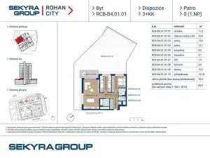 Prodej bytu 3+kk, Praha - Karlín, Sokolova, 78 m2