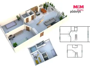 Prodej bytu 4+kk, Praha - Újezd nad Lesy, Rohožnická, 97 m2