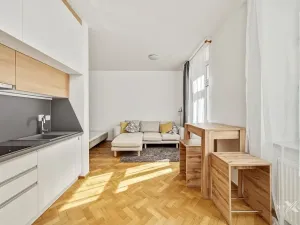 Pronájem bytu 1+kk, Praha - Smíchov, Mozartova, 35 m2