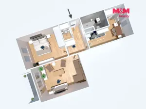 Prodej bytu 2+1, Ústí nad Labem - Neštěmice, Sibiřská, 63 m2