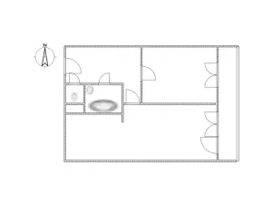 Prodej bytu 2+kk, Praha - Braník, Nad lesním divadlem, 44 m2