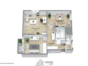 Prodej bytu 2+1, Karlovy Vary, Zbrojnická, 61 m2