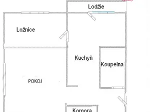 Prodej bytu 2+1, Ústí nad Labem - Severní Terasa, Jana Zajíce, 50 m2