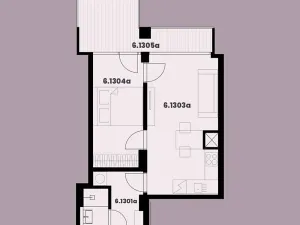 Prodej bytu 2+kk, Brno, Burešova, 49 m2