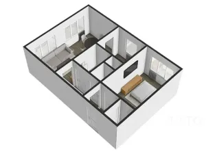 Prodej bytu 2+1, Praha - Kobylisy, Šimůnkova, 46 m2