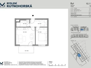 Prodej bytu 2+kk, Praha - Dolní Měcholupy, Kutnohorská, 42 m2
