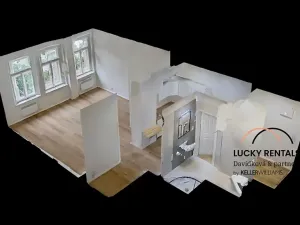 Pronájem bytu 1+1, Praha - Podolí, U Kublova, 41 m2