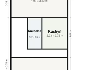Pronájem bytu 2+1, Praha - Libeň, Konšelská, 52 m2