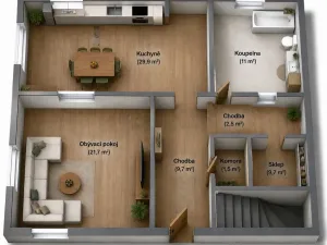 Prodej rodinného domu, Šelešovice, 158 m2