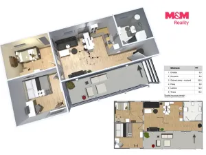 Prodej rodinného domu, Lovosice, Lovošská, 66 m2