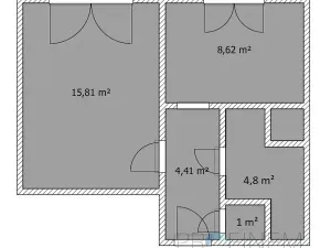 Pronájem bytu 1+1, Žamberk, 28. října, 35 m2