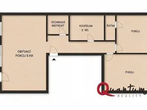 Pronájem bytu 3+kk, Praha - Žižkov, Květinková, 78 m2