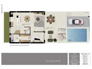 Prodej rodinného domu, Dolores, Alicante, Španělsko, 143 m2