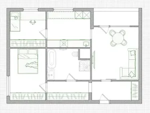 Prodej bytu 3+1, Hodonín, 65 m2