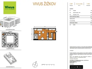 Prodej bytu 1+kk, Praha - Žižkov, Budovcova, 39 m2