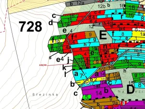 Dražba lesa, Břežany, 2070 m2