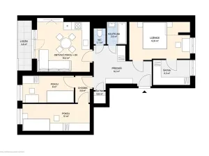 Prodej bytu 4+kk, Praha - Libeň, Sokolovská, 74 m2