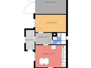 Prodej rodinného domu, Radenín, 46 m2