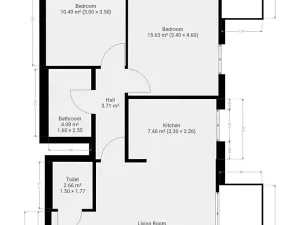 Pronájem bytu 3+kk, Praha - Libeň, Podvinný mlýn, 89 m2