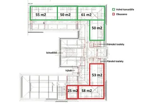 Pronájem kanceláře, Ostrava - Zábřeh, Dolní, 243 m2