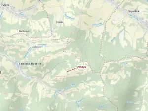 Dražba pozemku, Valašská Bystřice, 370 m2