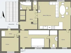 Pronájem bytu 4+kk, Horoměřice, Politických vězňů, 74 m2