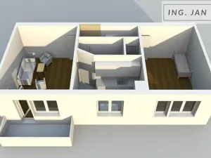 Pronájem bytu 2+1, Jihlava, Kollárova, 55 m2