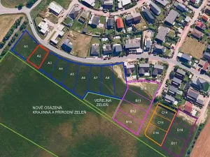 Prodej pozemku pro bydlení, Hrušovany u Brna, Pod Střediskem, 741 m2