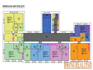 Prodej bytu 2+kk, Bystřice pod Hostýnem, Schwaigrovo nám., 44 m2