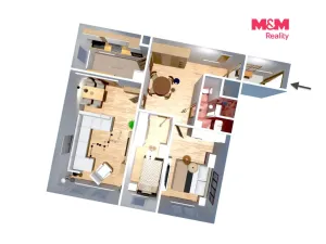 Prodej bytu 3+kk, Praha - Háje, Brechtova, 70 m2