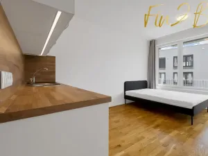 Pronájem bytu 1+kk, Praha - Libeň, Františka Kadlece, 24 m2