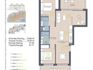 Prodej bytu 4+kk, Los Alcazares, Murcia, Španělsko, 100 m2