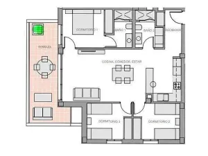 Prodej bytu 4+kk, Guardamar del Segura, Alicante, Španělsko, 101 m2