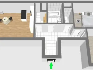 Pronájem bytu 3+kk, Praha - Karlín, U Mlýnského kanálu, 82 m2