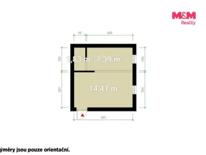 Prodej chaty, Švihov - Lhovice, 23 m2