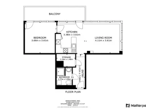 Pronájem bytu 2+kk, Praha - Strašnice, V Rybníčkách, 47 m2