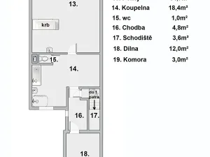 Prodej rodinného domu, Praha - Bohnice, Gdaňská, 150 m2