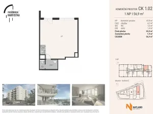 Prodej obchodního prostoru, Praha - Vysočany, Čerpadlová, 55 m2