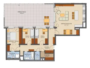 Prodej bytu 4+kk, Praha - Dolní Měcholupy, Honzíkova, 113 m2