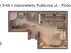 Prodej bytu 3+kk, České Budějovice, Puklicova, 88 m2