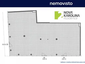 Pronájem obchodního prostoru, Ostrava, Na Prádle, 294 m2