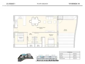 Prodej bytu 3+kk, Finestrat, Alicante, Španělsko, 68 m2